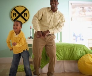 Father Son Happy Dance - Increase Your Productivity